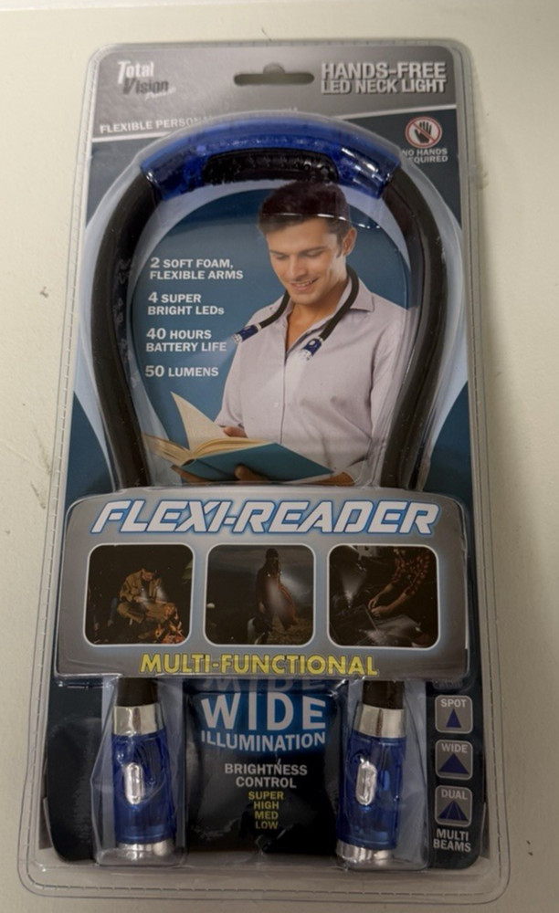 Hands-Free LED Neck Light Total Vision Reading Light Flexible