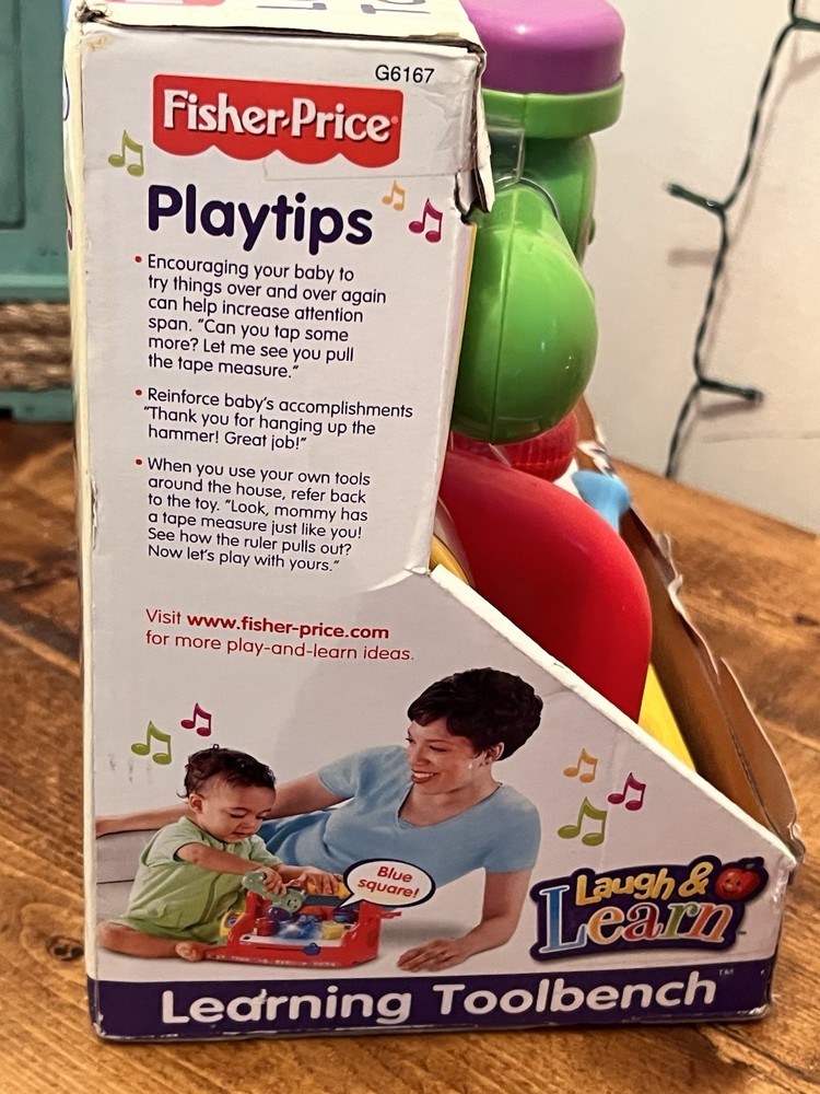 FISHER PRICE Laugh & Learn Learning Tool Bench - VINTAGE 2004 - NEW