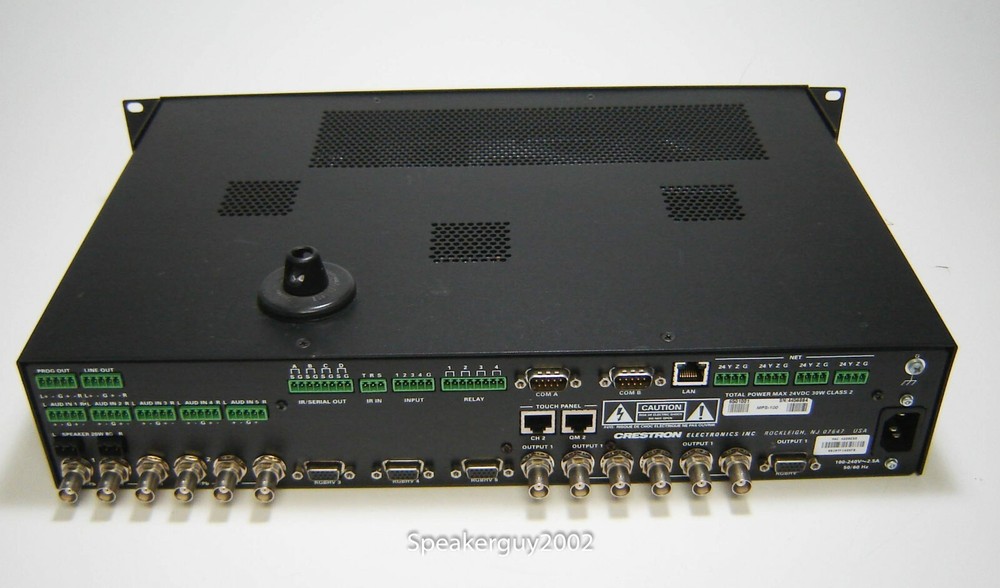 Rack Mountable Crestron MPS-100 / Multimedia Presentation System / 4456884 -- CC