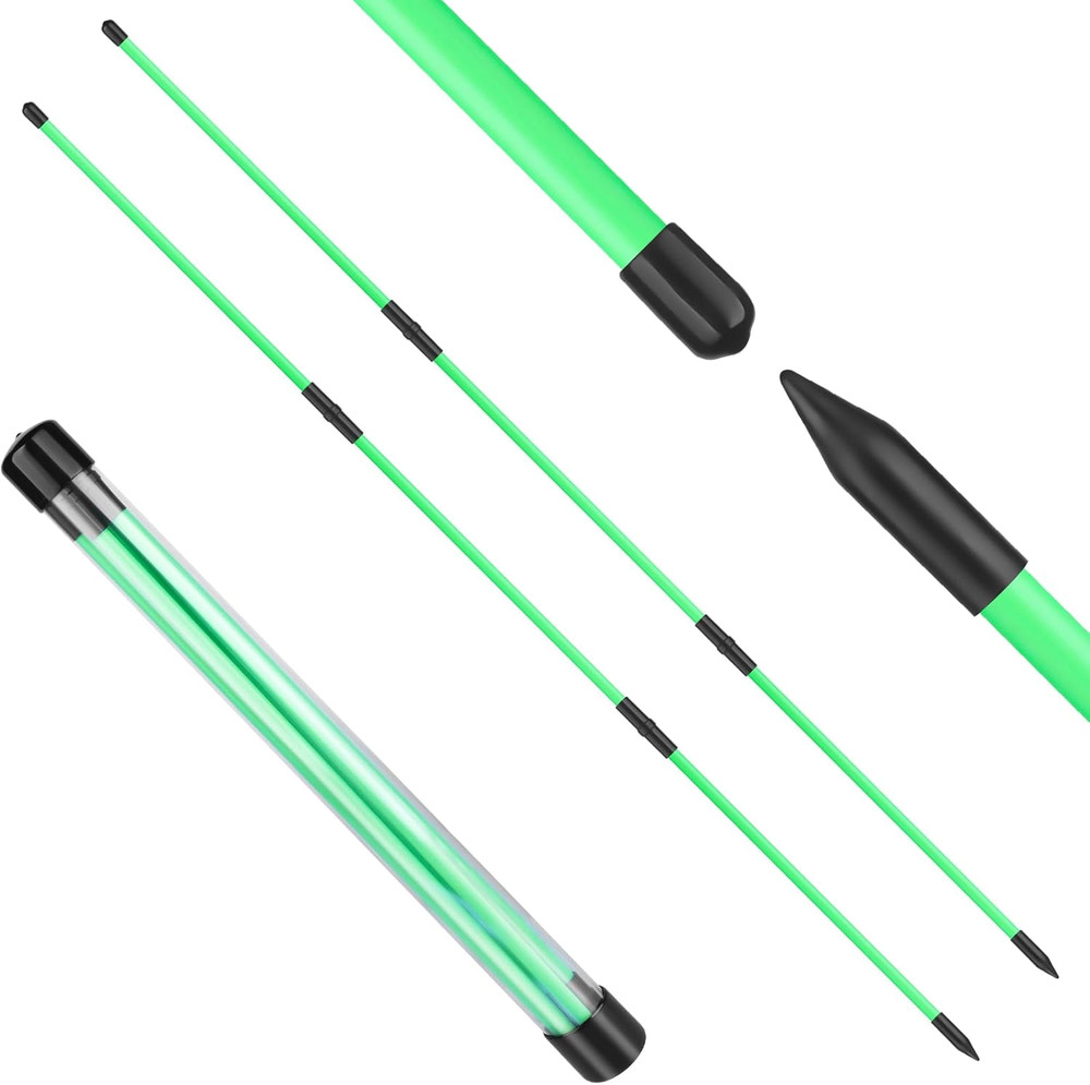 Golf Training Aid 2 Packs Golf Alignment Sticks 48" Foldable Alignment Stick for