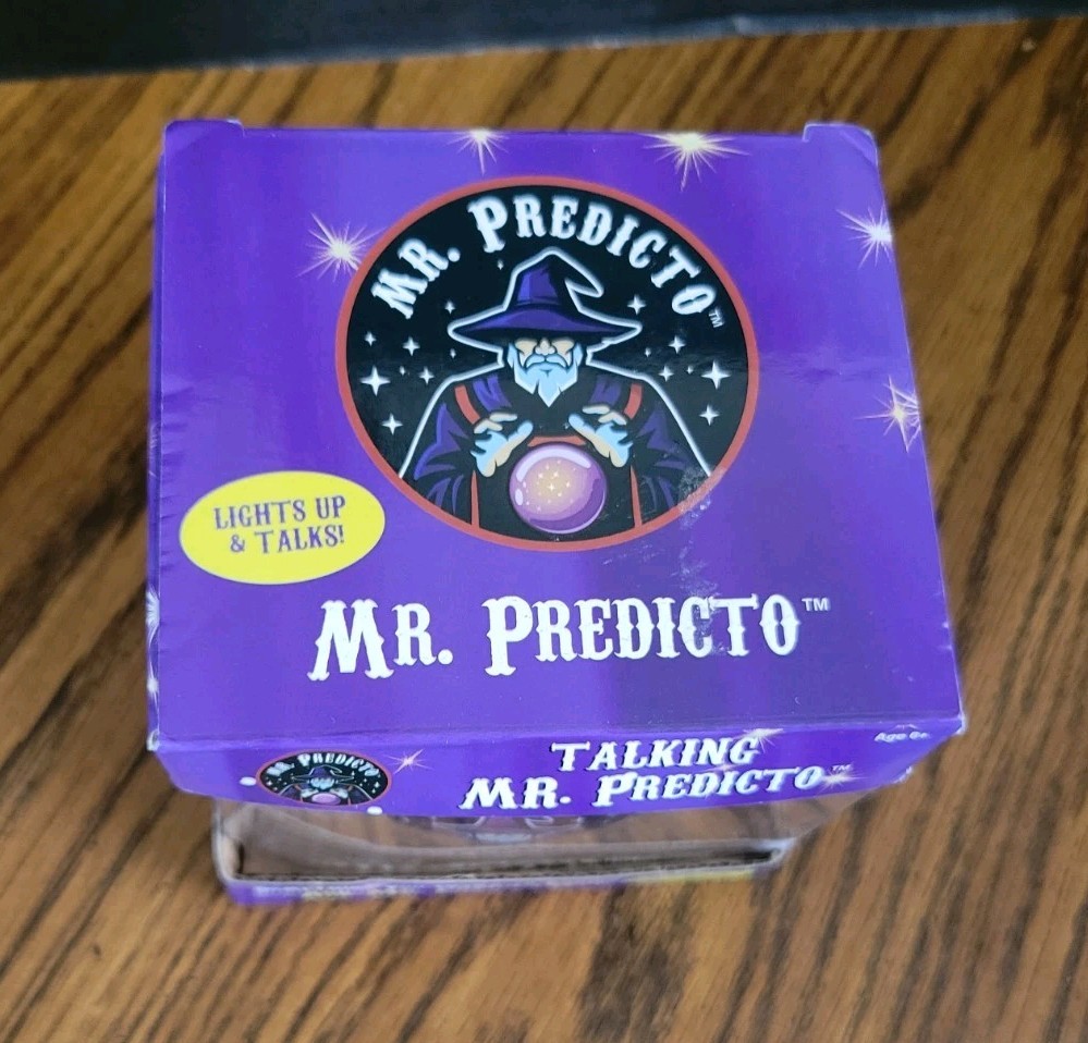 Mr. Predicto Fortune Teller Crystal Ball Ask a Question & He Speaks an Answer
