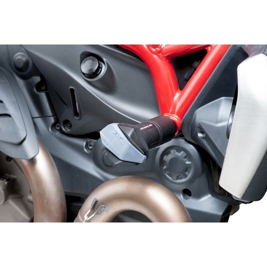 Puig R12 Frame Sliders - Black, No Modification Needed 7062N