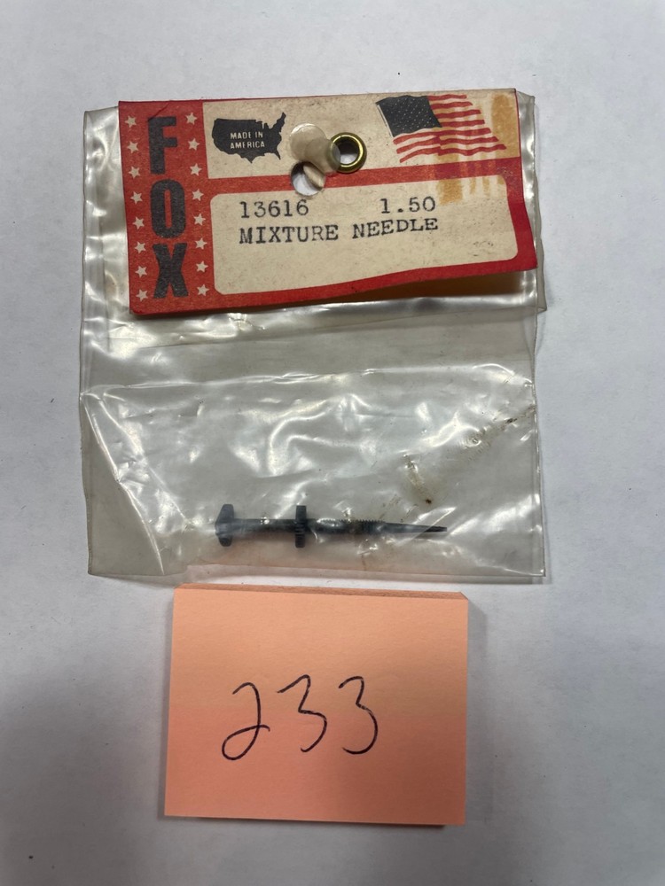 VINTAGE FOX  MIXTURE NEEDLE  NO. 13616
