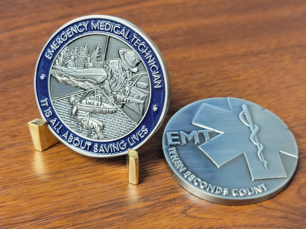 Emergency Medical Technician EMT Challenge Coin