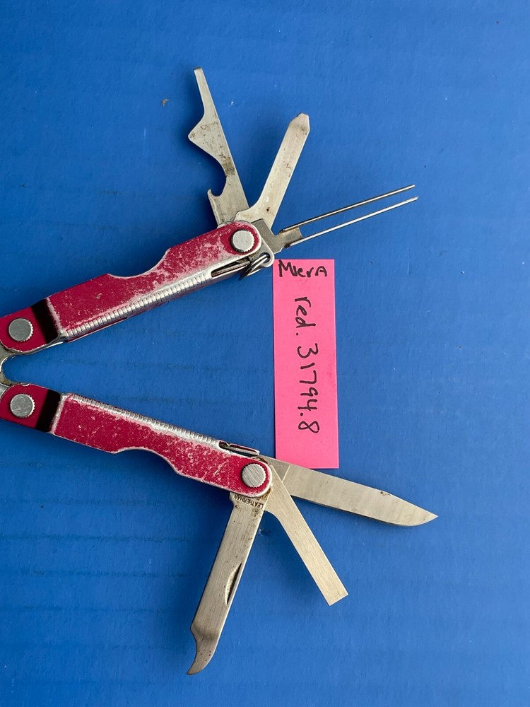 Leatherman Micra 10 in 1 Multitool Anodized Aluminum - Red