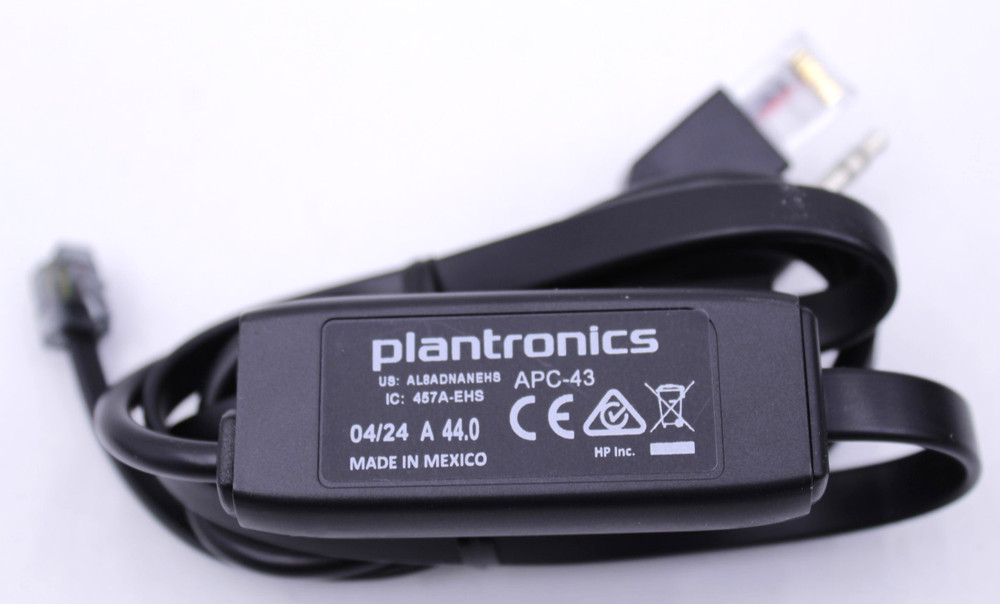 Lot of 10 Plantronics APC-43 Hook Switch Cable