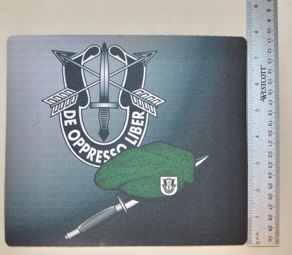 US Army Special Forces Mouse Pad 9" x 8"