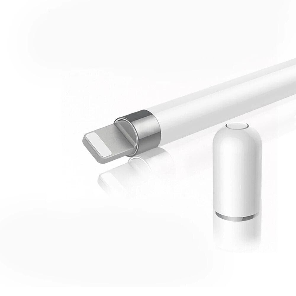 White Pencil Cap Replacement Magnetic Protective Case For iPencil 1
