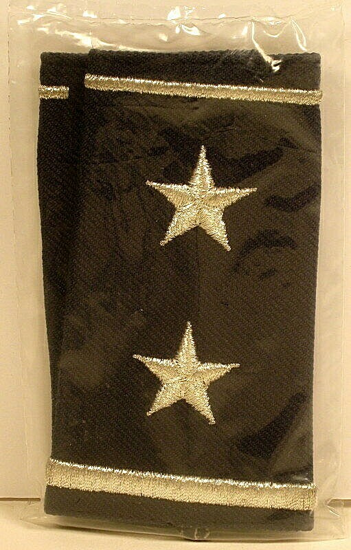 US Air Force Major General Male Epaulet Soft Shoulder Boards Marks Pair