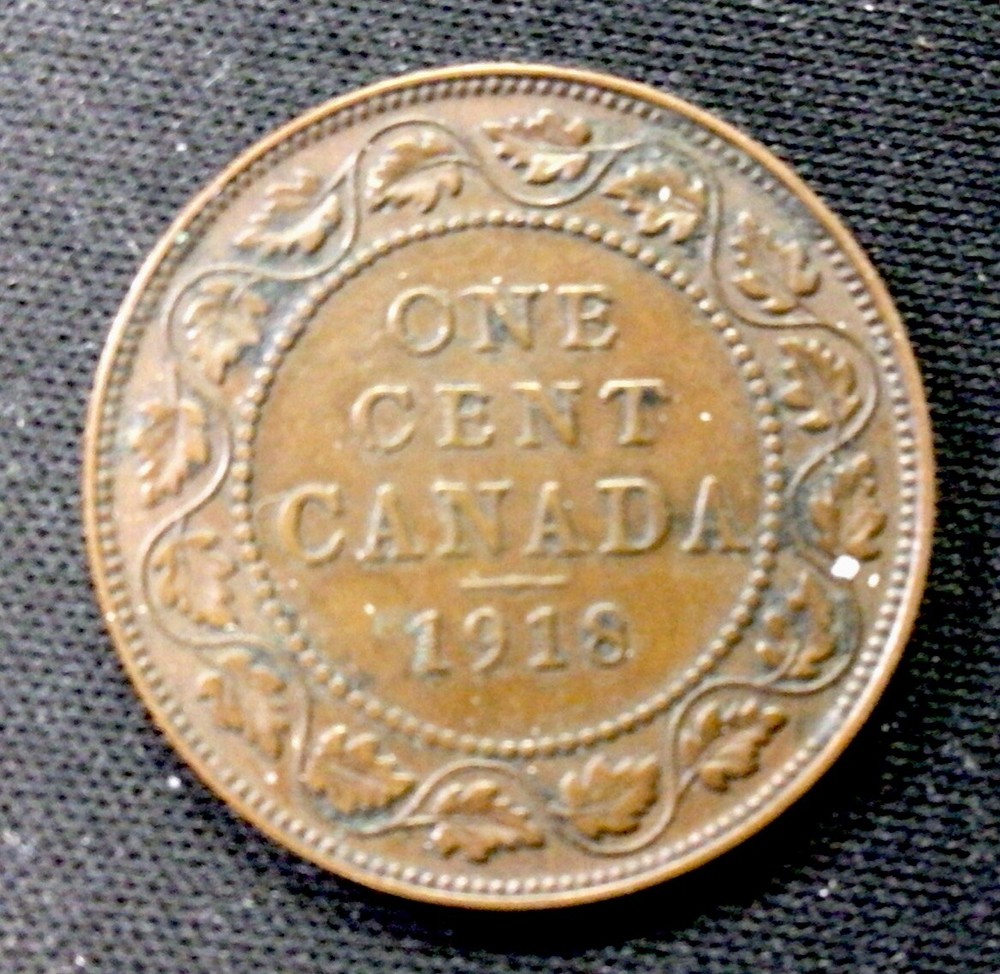 1918 Canada 1 Cent! ENN Coins