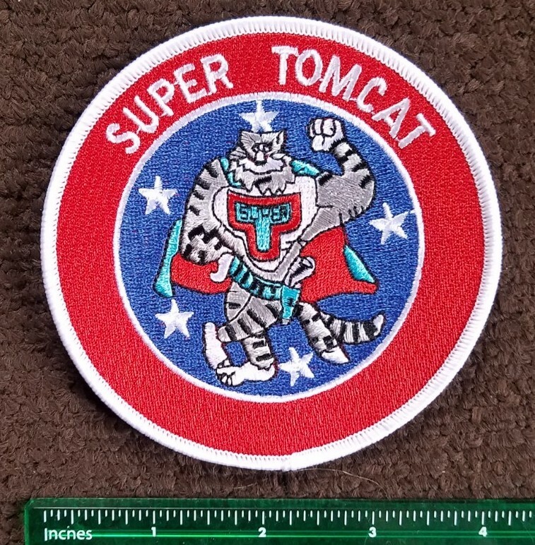 NAVY Patch SUPER Tomcat FIGHTER PILOT MILITARY Top Gun VF PATCH