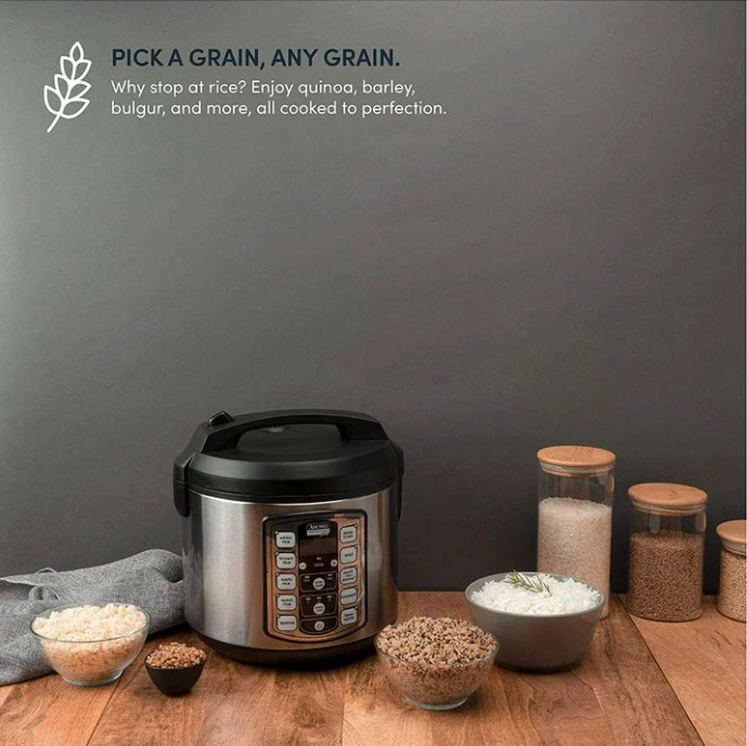 AROMA® Professional 20-Cup Digital Rice & Grain Multicooker (ARC-5000SB)