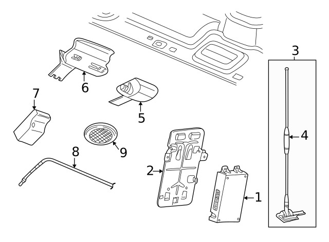 Genuine GM Mount Bracket 22699455