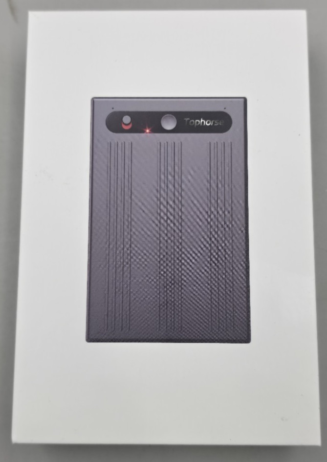 Tophorse Note AI-Powered  64GB Voice Recorder, Black