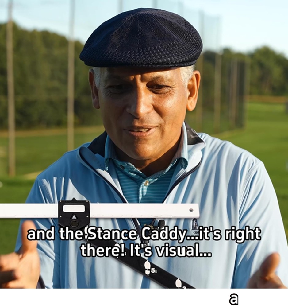 Golf Stance and Alignment Training Aid – Setup Left & Right Handed - Prope