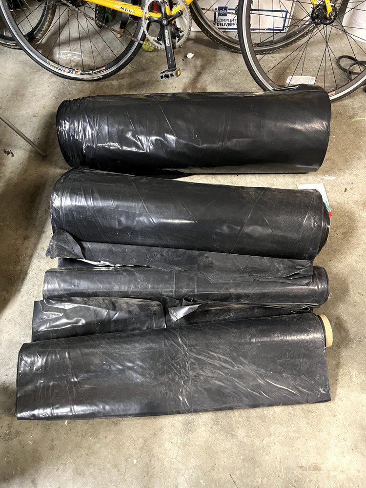 Black Polyethlene sheeting