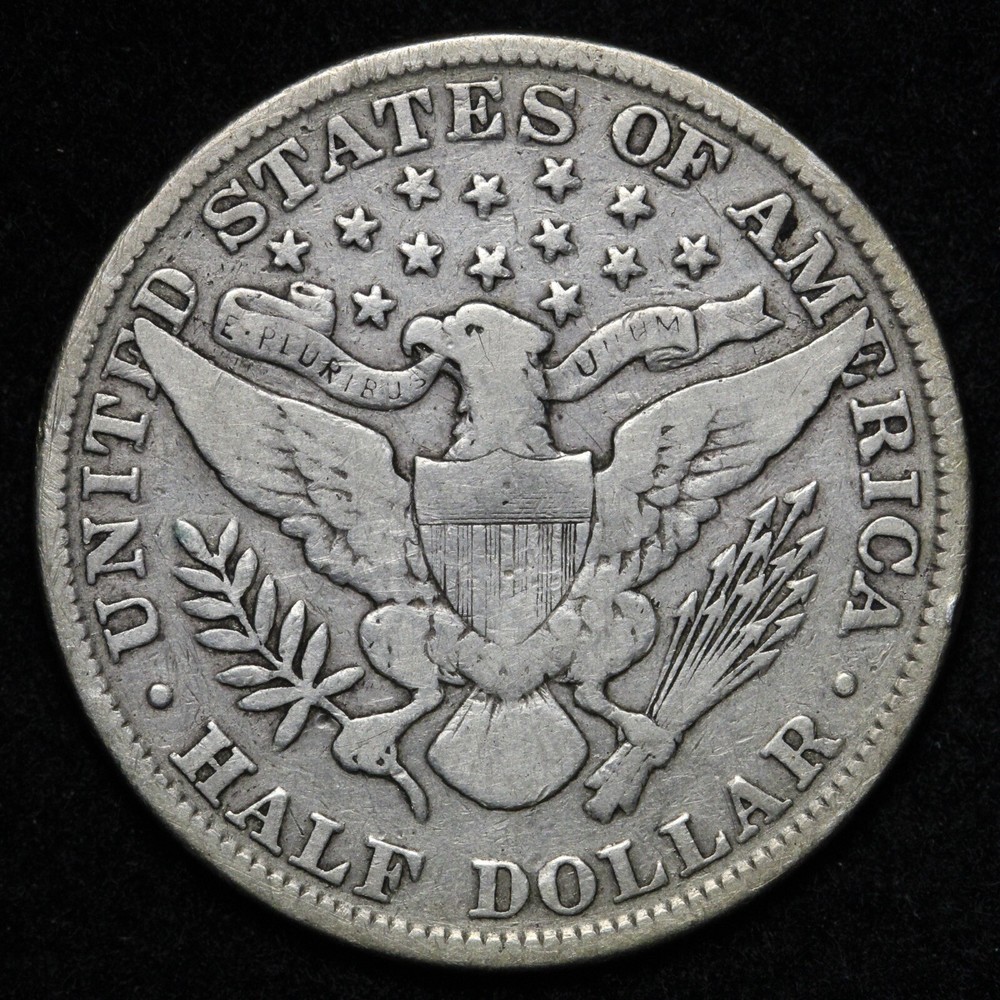 1897 Barber Silver Half Dollar FINE+ E298 JHZ