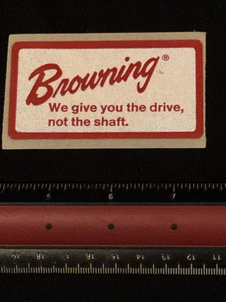Vintage Browning Sticker Reflective