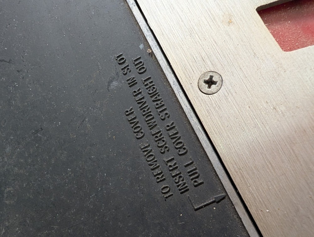 Vintage EXIT Sign Cast Aluminum Light Single Sided - Untested