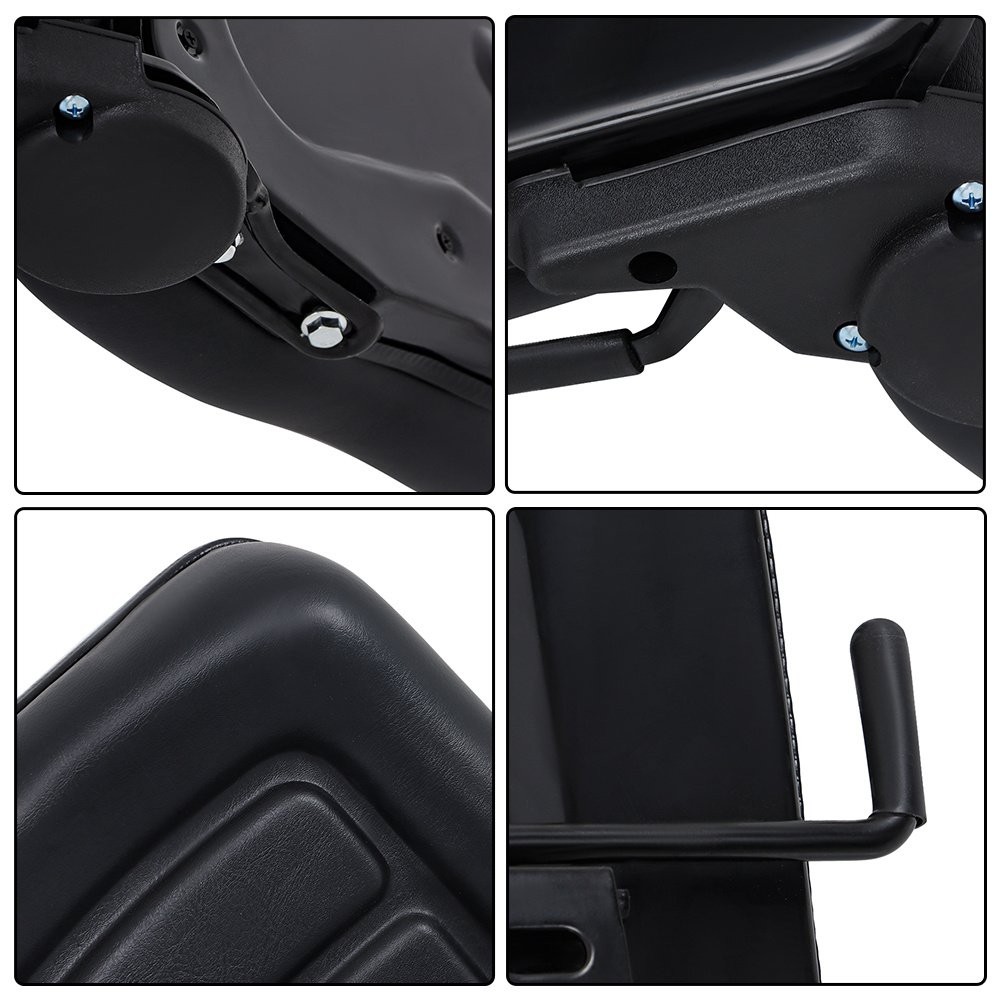 Waterproof Adjustable Fold Down Forklift Seat Angle Backrest For Excavators US