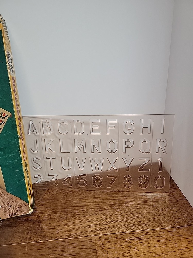 Vintage Crayola Creative Lettering Book And Practice Pages From 1981