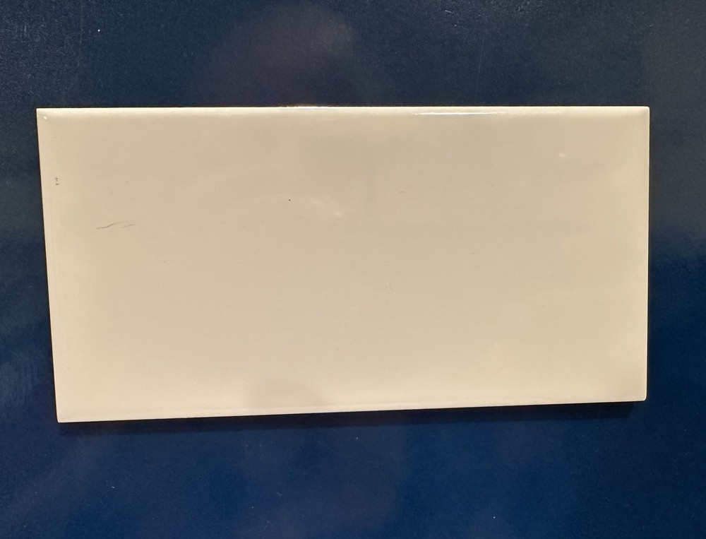 White Ceramic Rectangle 3x6x1/4 “ Tile Construction, Hobby, Crafts 19 Available