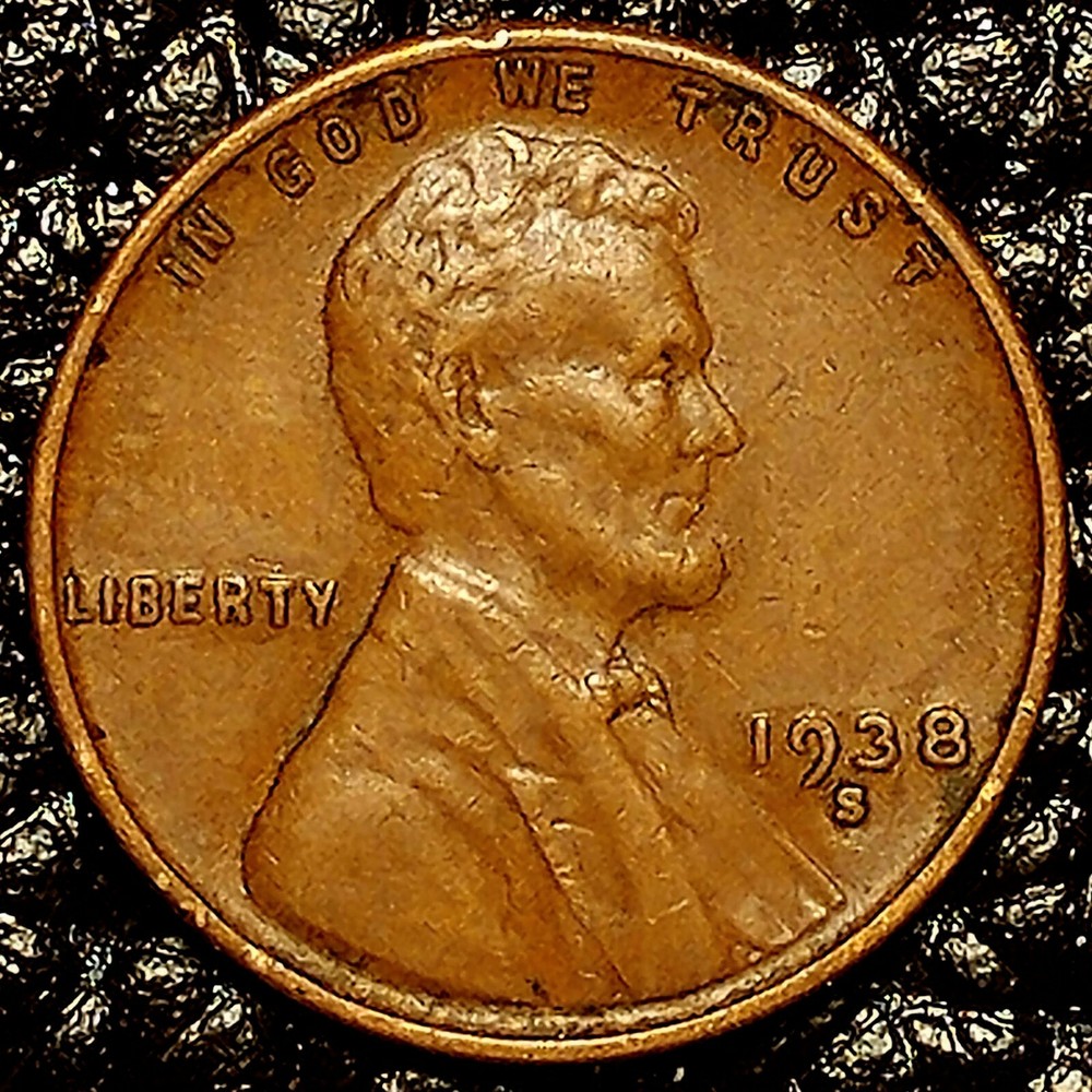 1938-S Lincoln Cent ~ AU Condition ~ COMBINED SHIPPING!