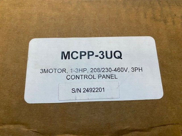 3 Motor Unheated Control Panel for 3 Phase Air Curtain,  MCPP-3UQ