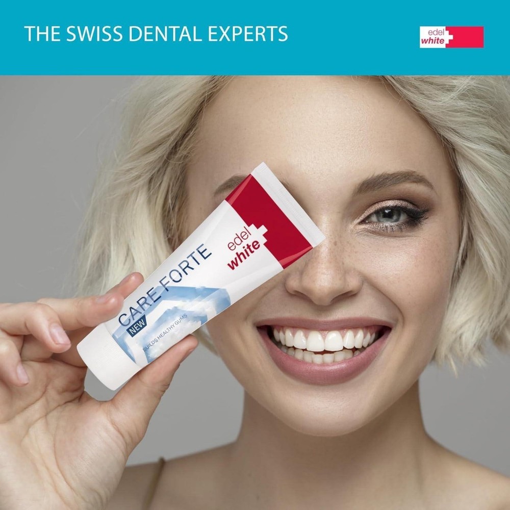 2 Pack Edel+White Care Forte Toothpaste 75 ml/ 2.5 fl.Oz