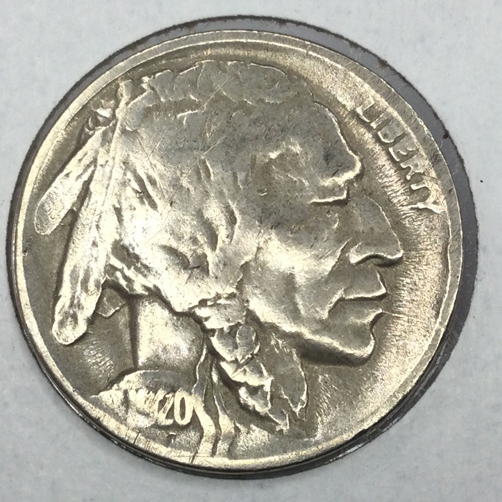 1920-D Buffalo Nickel in fine