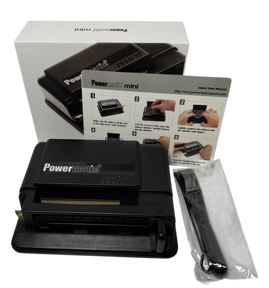 Powermatic Mini Cigarette Injector Rolling Machine Preowned