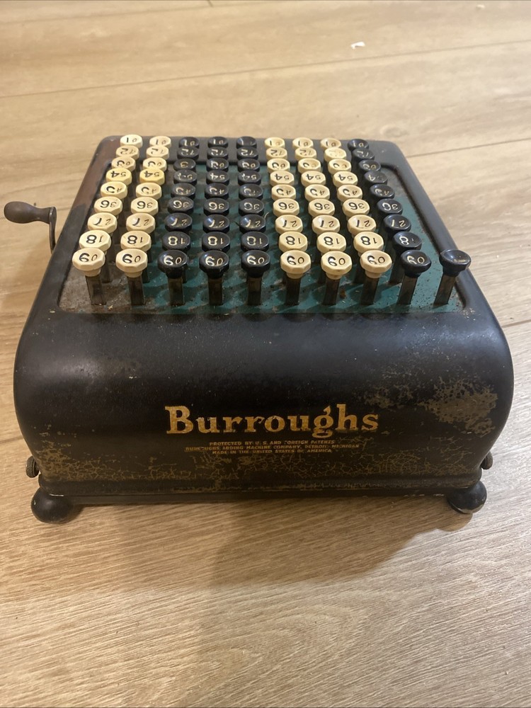 Burroughs Antique Adding Machine/ Calculator