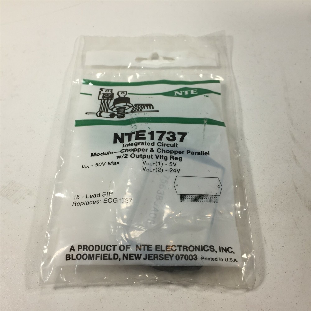 (1) NTE NTE1737 IC Module, Chopper & Chopper Parallel w/2–Output VR