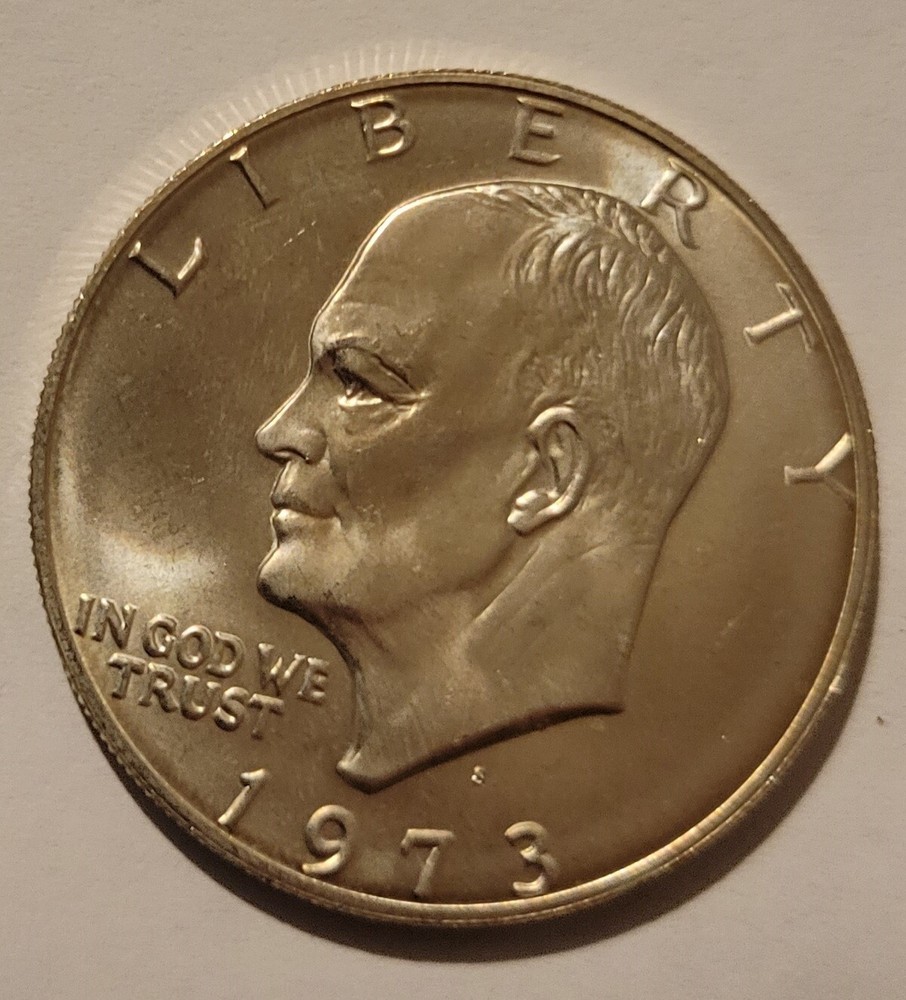 1973-S Eisenhower Silver Dollar Choice/Gem BU