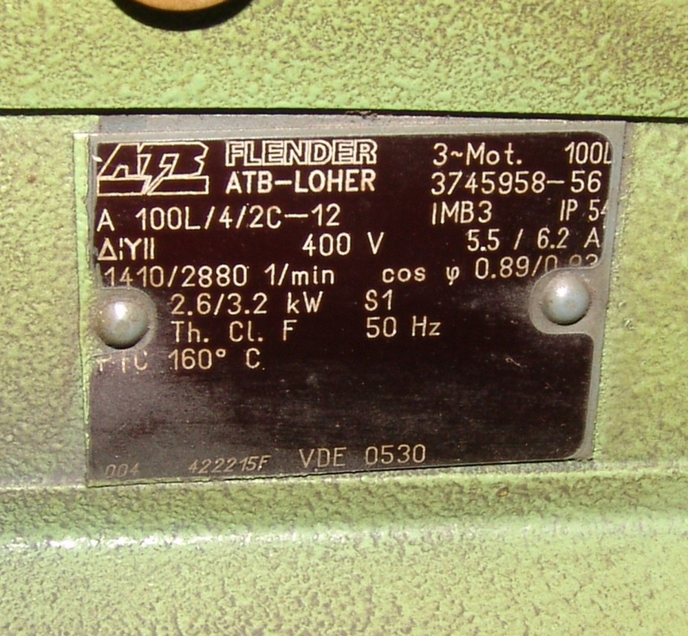 4hp Power down feed drill press Alzmetall