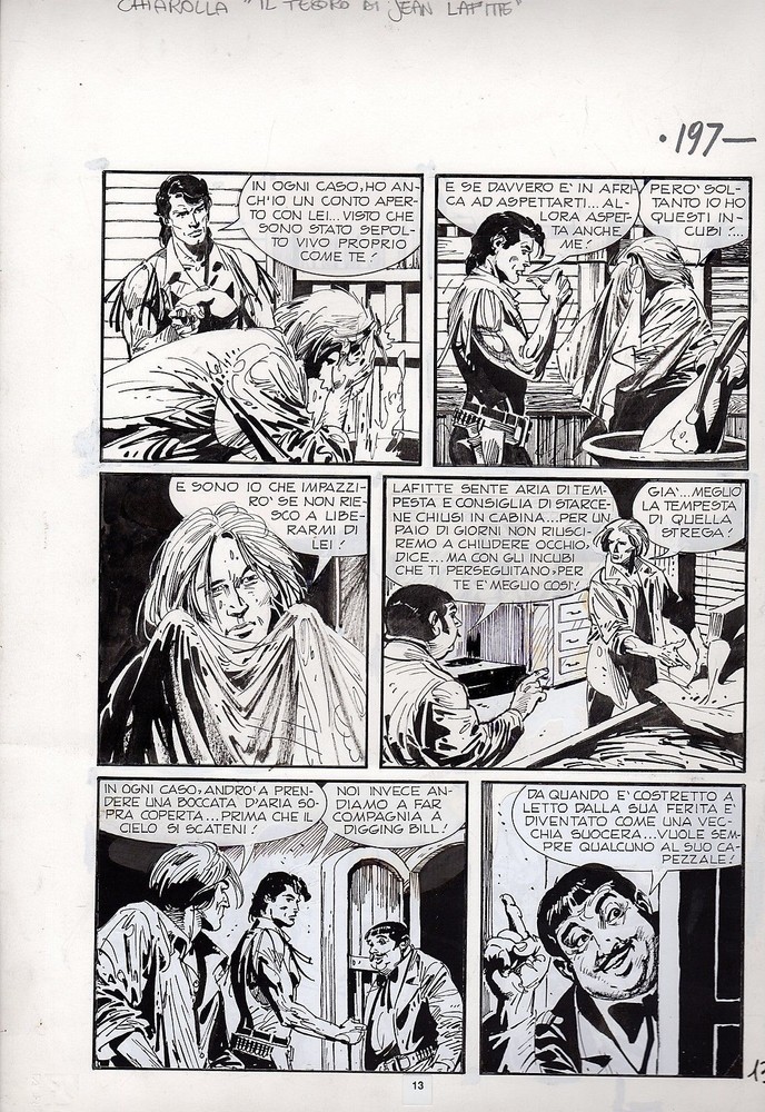 original table ZAGOR ill. CHIAROLLA zagor 470 table number 13