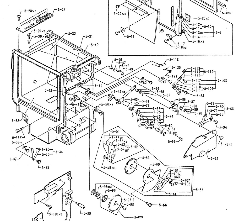 Fuji GX680 mirror assembly