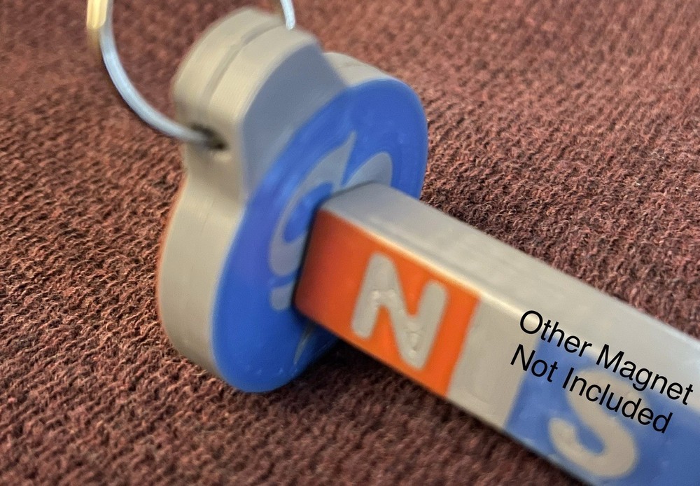 Magnetic Polarity Keychain North South Pole Identifier Tool PocketSize Work STEM