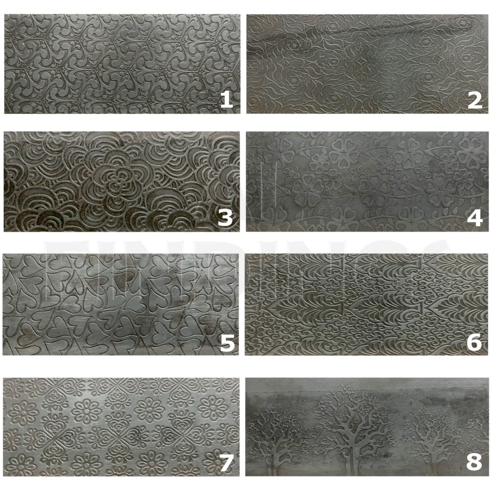 Pattern Texture Texturing Plate Rolling Mill & Press Design Jewellery Making