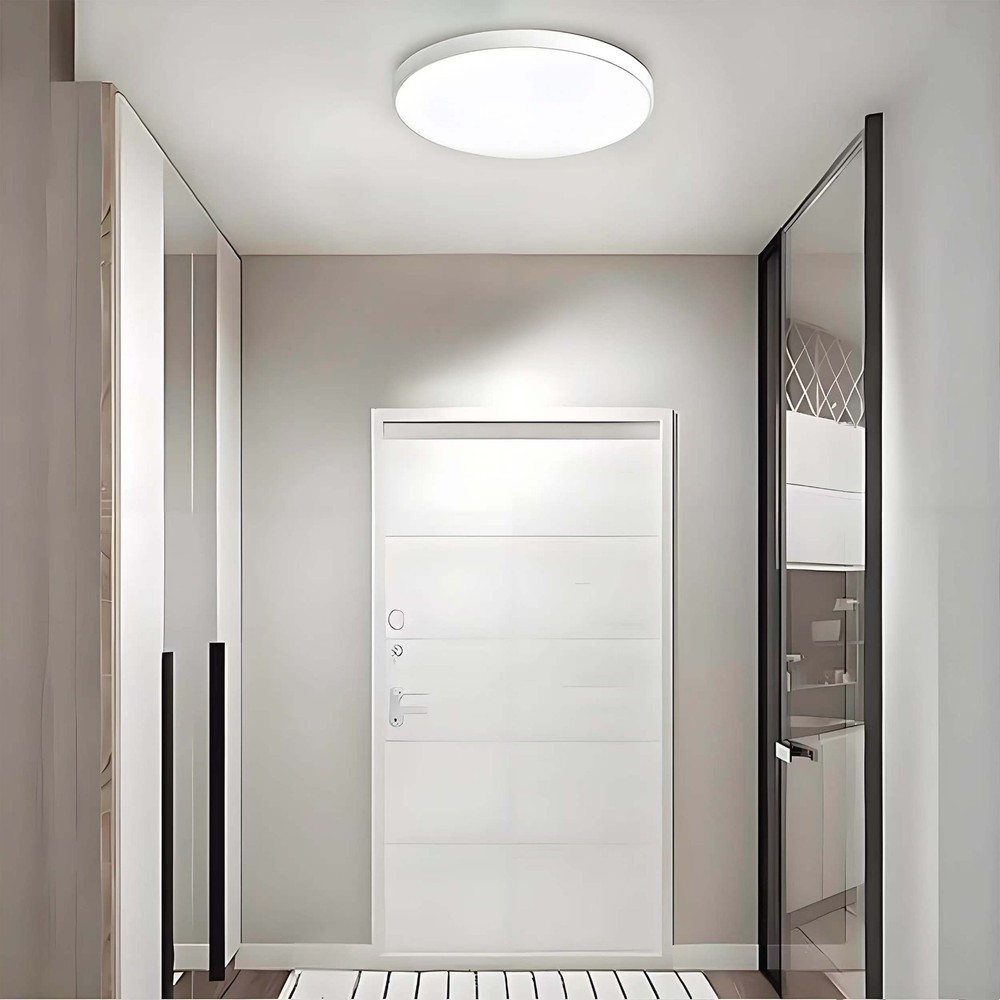 Flush Mount LED Ceiling Light 12 Inch, Ultra Thin 1.97" Low Profile Round