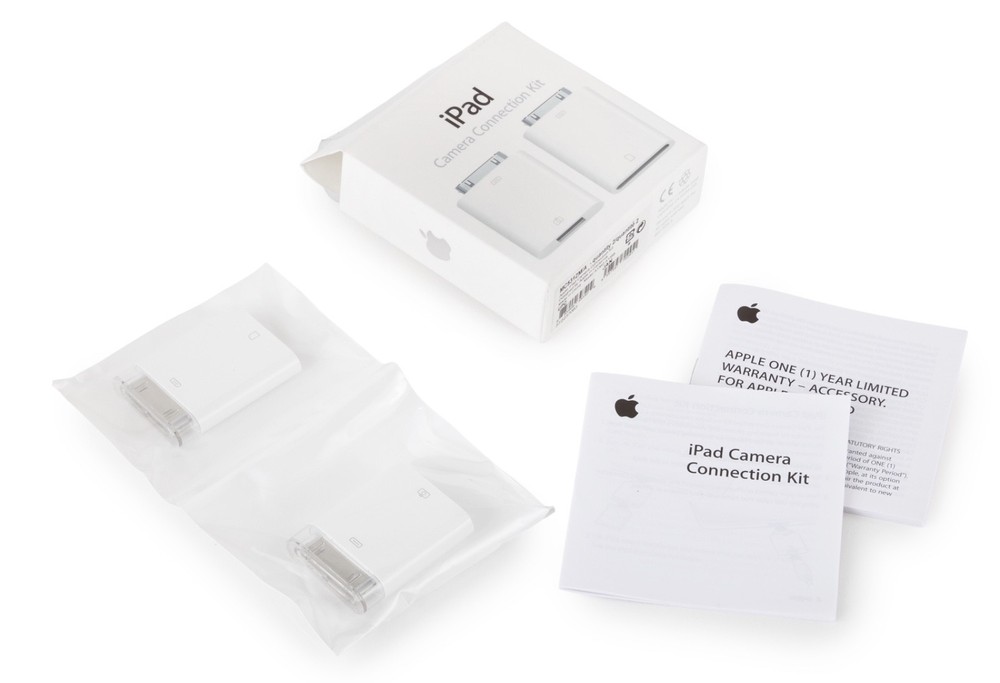 Apple iPad Camera Connection Kit OEM 30pin connector Open Box