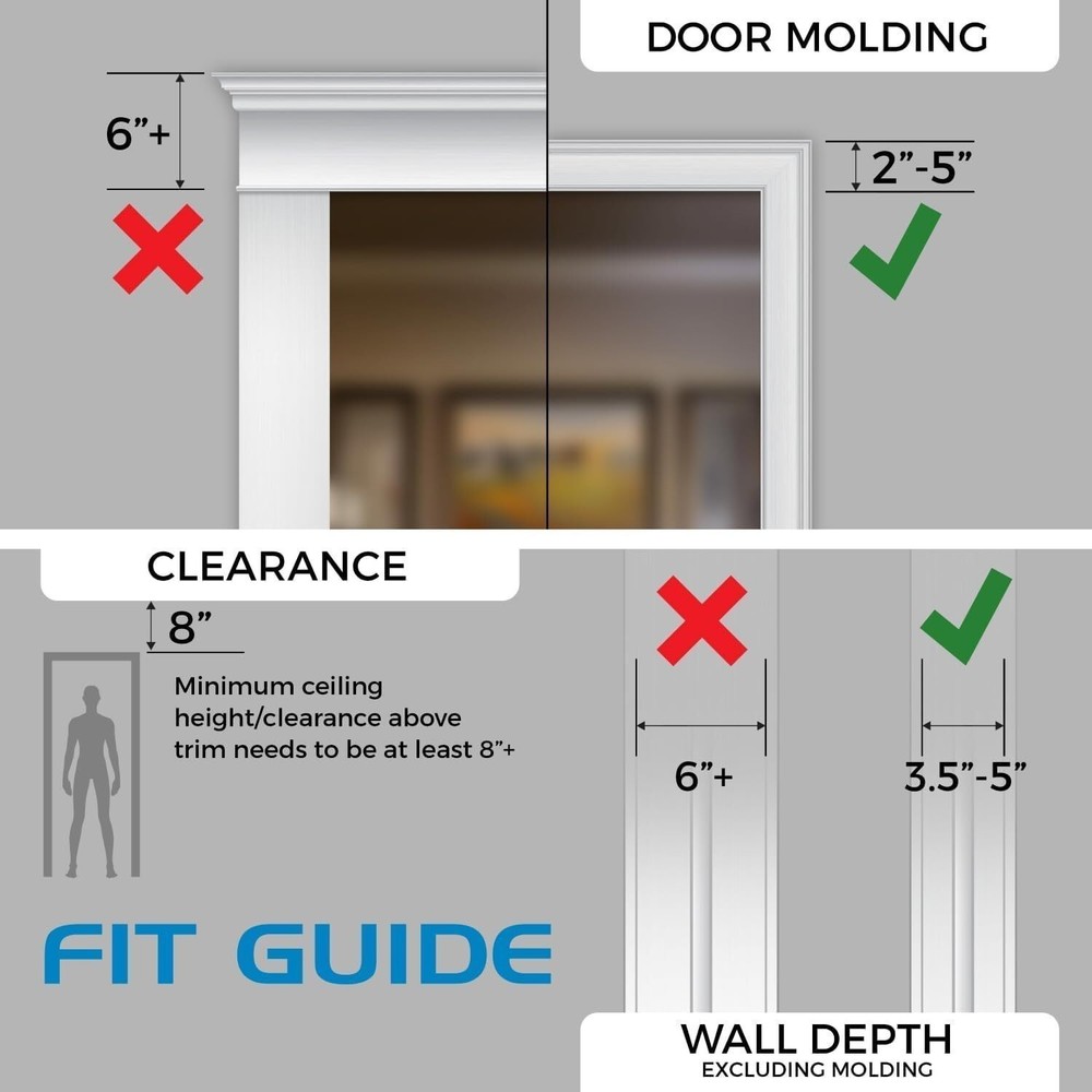 Ultimate Body Press XL Doorway Pull Up Bar with Elevated Bar & Adjustable Width