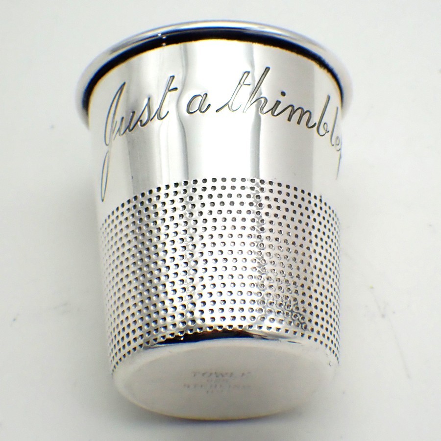 Just a Thimbleful Shot Cup Towle Sterling Silver