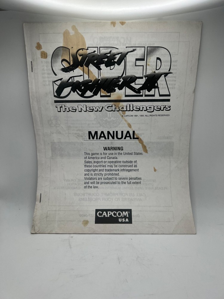 MIXED: Arcade game Manuals Collection from distributors library YOUR CHOICE