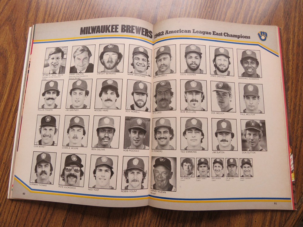 1981 &1982 World Series Programs Yanlees/Dodgers & Cards/Brewers