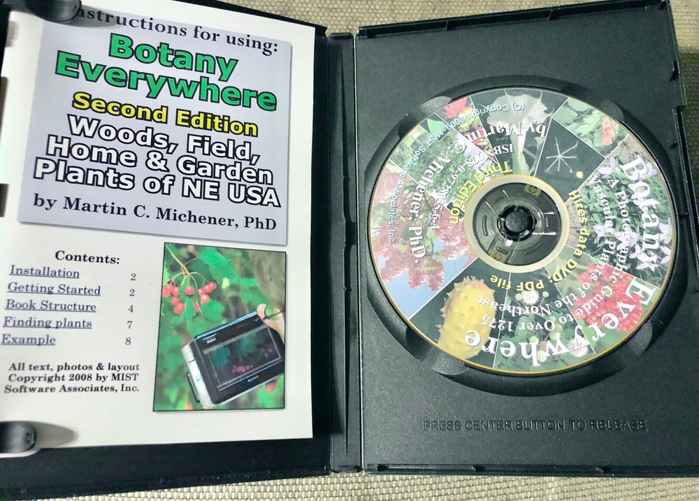 Botany Everywhere, second edition DVD-ROM - Martin C. Michener