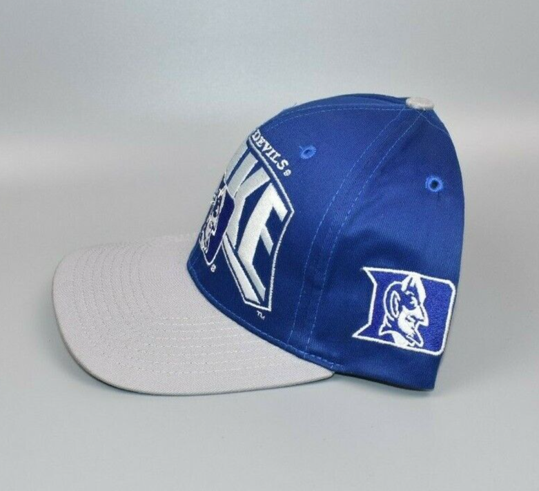 Duke Blue Devils Vintage 90's Twins Enterprise Snapback Cap Hat - NWT