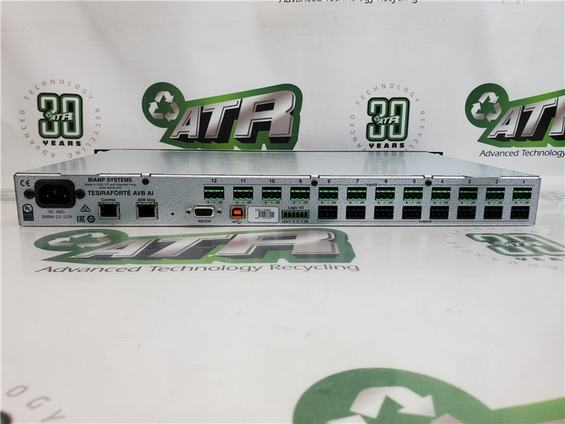 Biamp TesiraForte AVB AI Audio Processor Rackmount Tested Reset