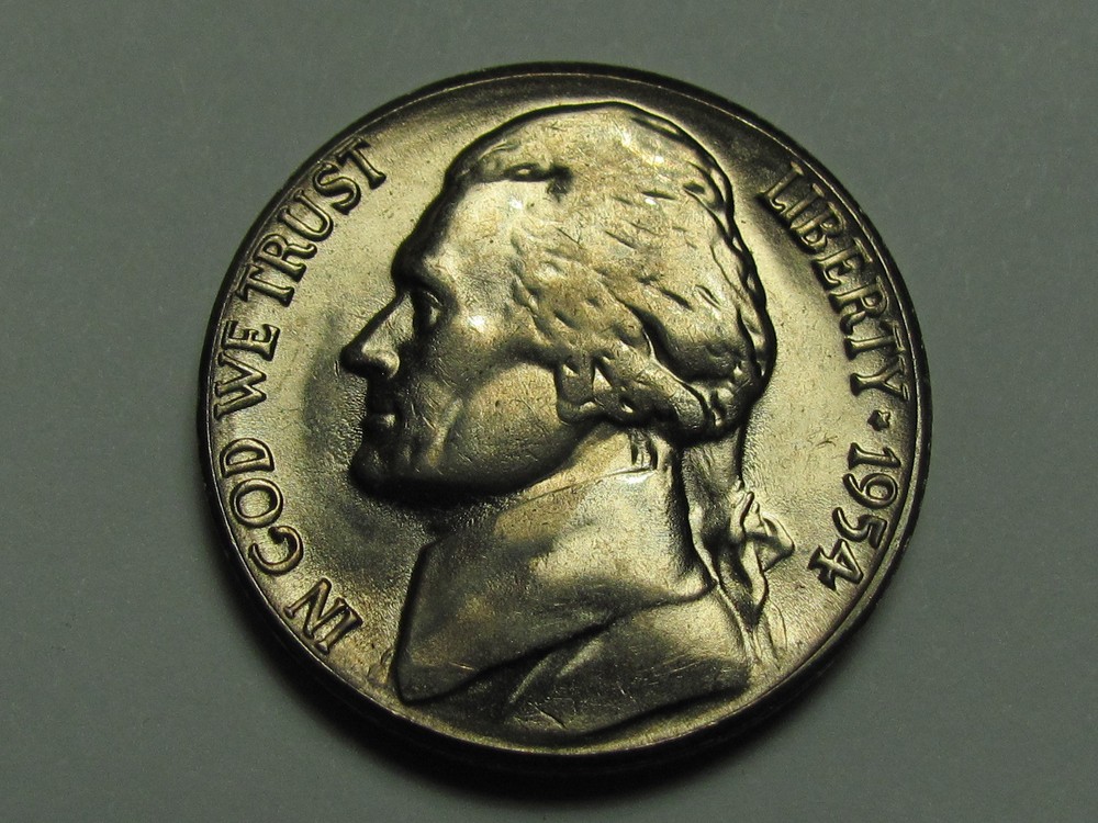 1954-S Jefferson 5 cent - Uncirculated
