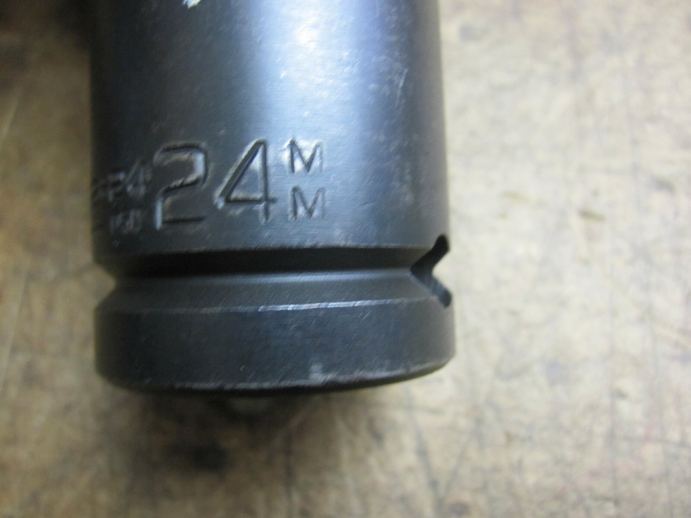 Wright Tool 3/4 dr 62-24 24mm 6 point impact socket